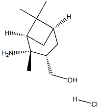 (1R,2R,3S,5R)-(2-Amino-2,6,6-trimethyl-bicyclo[3.1.1]hept-3-yl)-methanol hydrochloride Structure