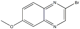 2-bromo-6-methoxyquinoxaline 化学構造式