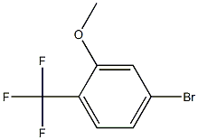 4-溴-2-甲氧基三氟甲苯,,结构式
