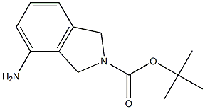 4-氨基异吲哚-2-甲酸叔丁酯, , 结构式