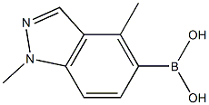1,4-dimethyl-1H-indazol-5-yl-5-boronic acid Struktur
