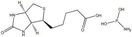 生物素酰亚磷酰胺, , 结构式