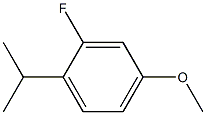 2-fluoro-1-isopropyl-4-methoxybenzene Struktur
