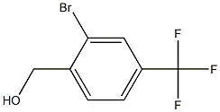2-bromo-4-trifluoromethylbenzyl alcohol Struktur