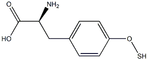 O-mercapto-L-tyrosine Structure