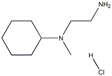N-(2-aminoethyl)-N-cyclohexyl-N-methylamine hydrochloride 结构式