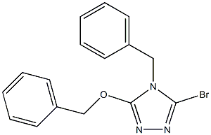 4-Benzyl-3-benzyloxy-5-bromo-4H-[1,2,4]triazole