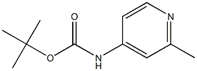 tert-butyl 2-methylpyridin-4-ylcarbamate Structure