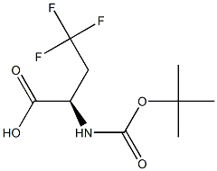 (R,S)-Boc-2-amino-4,4,4-trifluoro-butyric acid Struktur