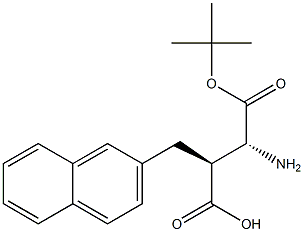 (R,S)-Boc-3-amino-2-(naphthalen-2-ylmethyl)-propionic acid Structure
