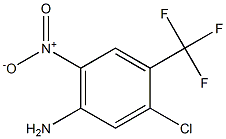 2-氯-4-氨基-5-硝基三氟甲苯 结构式