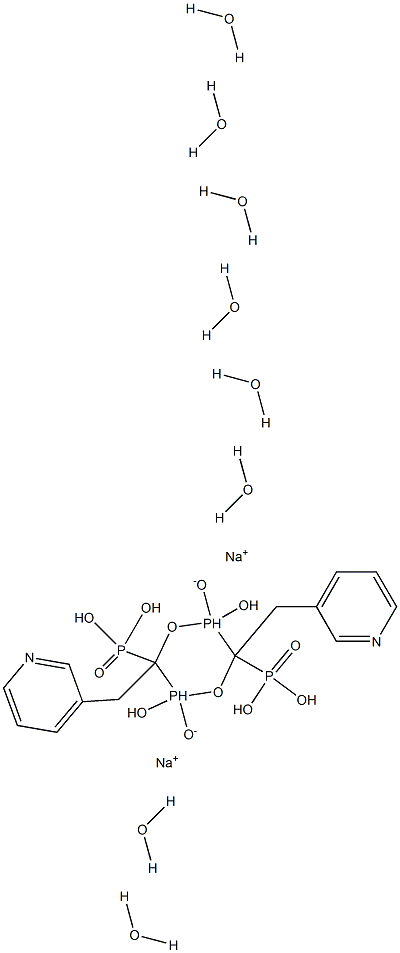 [3,6-bis[(3-pyridinyl)Methyl]-2,5-dihydroxy-2,5-dioxido-1,4,2,5-dioxadiphosphorinane-3,6-diyl]bis[phosphonic acid] disodiuM tetrahydrate salt