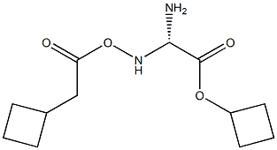 D-Cyclobutylglycine (R)-2-aMino-2-cyclobutylacetic acid Struktur