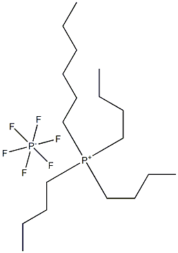 三丁基己基膦六氟磷酸盐, , 结构式