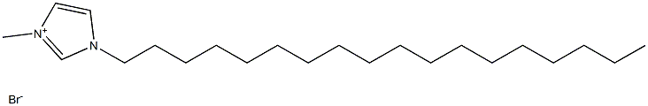 1-十八烷基-3-甲基咪唑溴盐, , 结构式