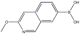 3-Methoxyisoquinolin-7-yl-7-boronic acid 结构式