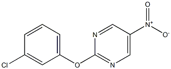 2-(3-chlorophenoxy)-5-nitropyriMidine Structure