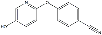 4-(5-hydroxypyridin-2-yloxy)benzonitrile Struktur