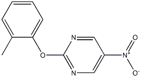 5-nitro-2-(o-tolyloxy)pyriMidine Structure