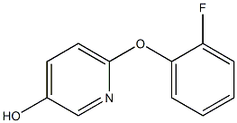 6-(2-fluorophenoxy)pyridin-3-ol Struktur