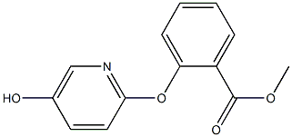 Methyl 2-(5-hydroxypyridin-2-yloxy)benzoate Struktur