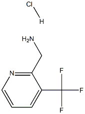 [3-(Trifluoromethyl)pyridin-2-yl]methylamine hydrochloride Structure