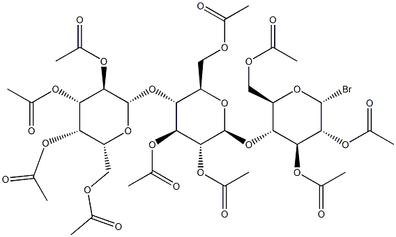  2,3,6-Tri-O-acetyl-4-O-(2,3,6-tri-O-acetyl-4-O-(2,3,4,6-tetra-O-acetyl-b-D-galactopyranosyl)-b-D-glucopyranosyl)-a-D-glucopyranosyl bromide