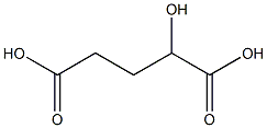 2-hydroxyglutaric acid Structure