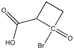 1-bromocyclobutyric acid Structure