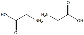 氨基乙酸(甘氨酸), , 结构式