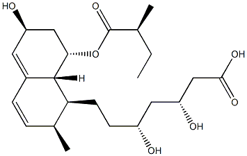 Pravastatin Struktur