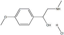 Synephrine methyl ether hydrochloride Structure