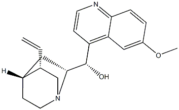 奎宁碱, , 结构式