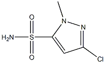 5-(aminosulfonyl)-3-chloro-1-methyl-1H- pyrazol Structure