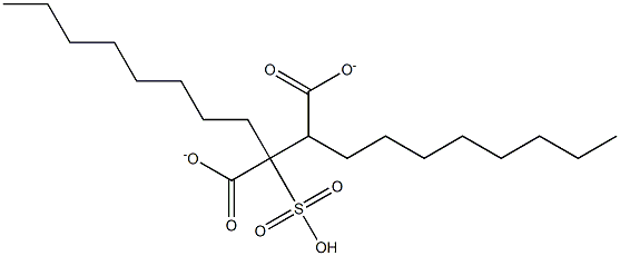 二辛基磺基丁二酸酯 结构式