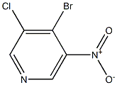 4-溴-3-氯-5-硝基吡啶,,结构式