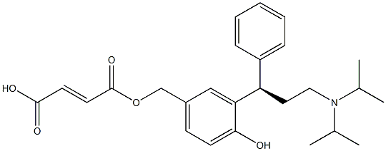 (R,E)-4-((3-(3-(diisopropylamino)-1-phenylpropyl)-4-hydroxybenzyl)oxy)-4-oxobut-2-enoic acid
