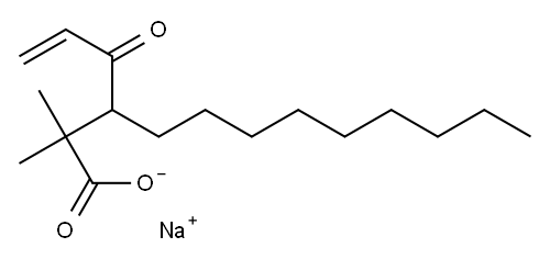 Sodium acryloyldimethyltaurate Structure