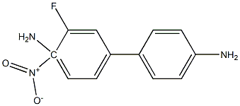 3-氟-4-硝基联苯胺,,结构式