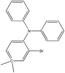 2-溴-4,4-二甲基三苯胺, , 结构式