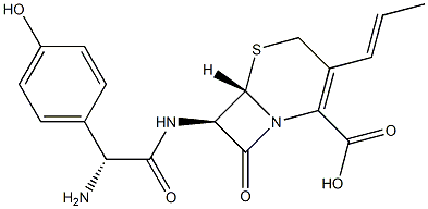 头孢丙烯EP杂质K 结构式