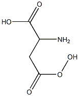 2-Amino-4-hydroxy-1,4-butanedioic acid Struktur