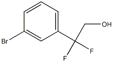 2-(3-Bromophenyl)-2,2-difluoro-ethanol Structure