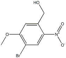 (4-Bromo-5-methoxy-2-nitro-phenyl)-methanol Structure