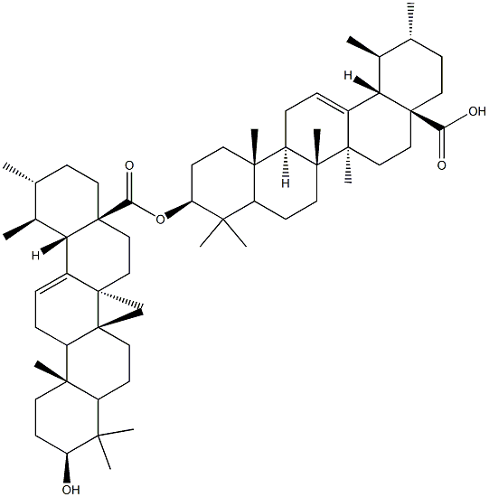 ursolic acid 熊果酸 标准品, , 结构式
