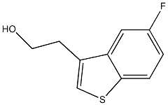 2-(5-fluorobenzo[b]thiophen-3-yl)ethanol Struktur