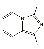 1,3-二碘咪唑并[1,5-A]吡啶, , 结构式