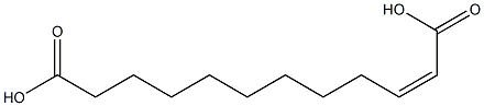 顺-2-十二烯二酸,,结构式