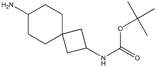 tert-butyl (7-aminospiro[3.5]nonan-2-yl)carbamate Structure