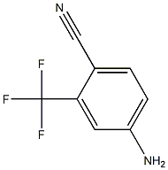 2-腈基-5-氨基三氟甲苯,,结构式